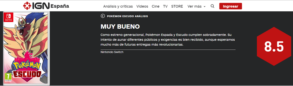 IGN - 8.5/10