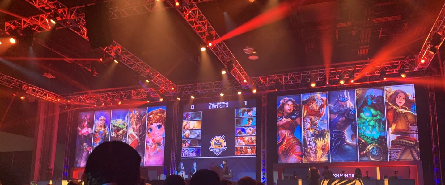 El ambiente de los cuartos de final de SMITE en DreamHack Atlanta