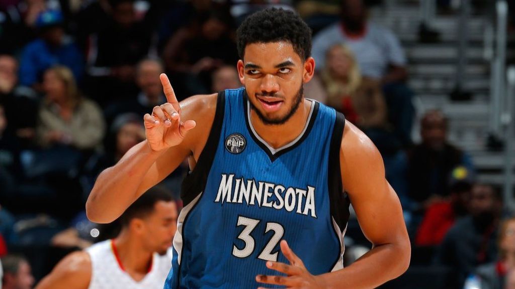 Karl Anthony-Towns, jugador de Minnesota Timberwolves