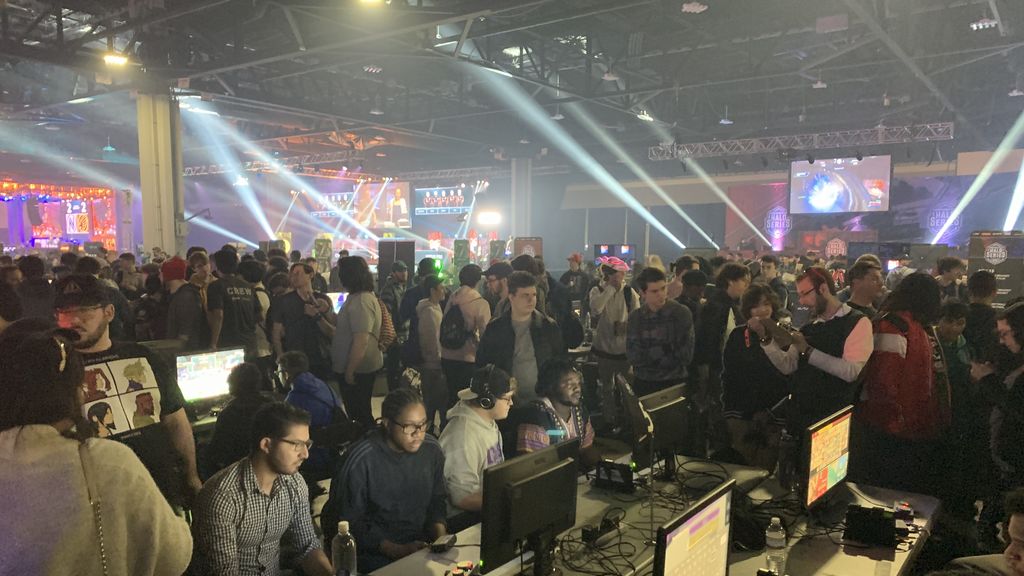Ambientazo en la zona lan de fighting games