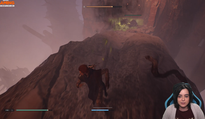 Captura del stream de Andariel