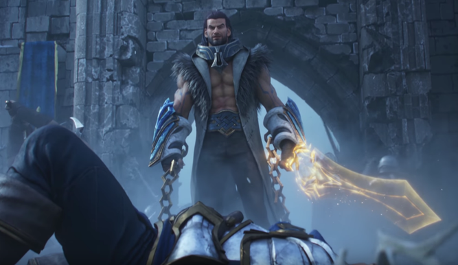 Sylas mostrando su 'ultimate' en la cinemática