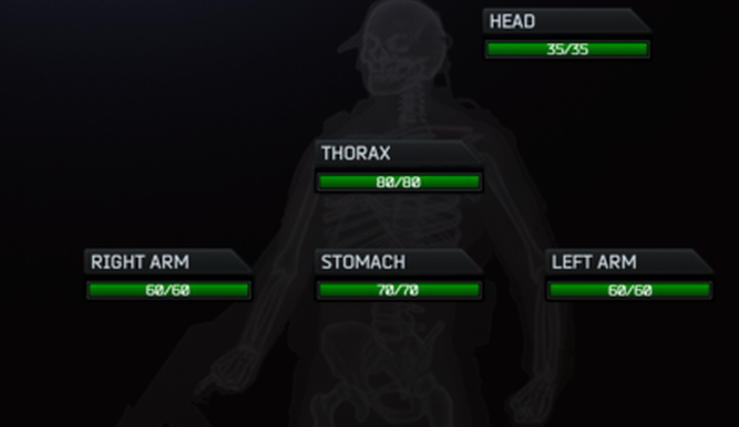 Cuerpo en Tarkov