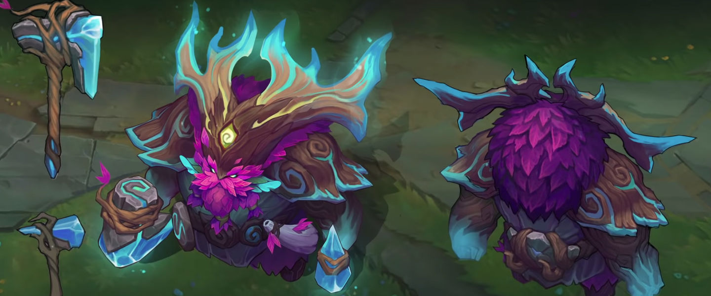 Desde Ornn hasta Bard con temáticas distintas pero con relación entre sí.