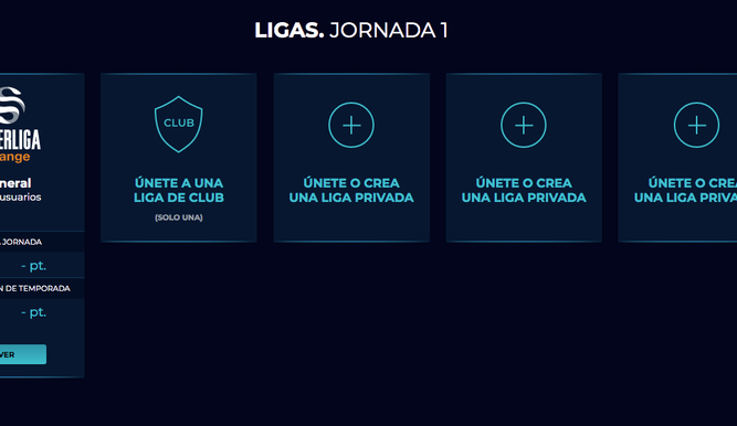 Liga oficial de SLO, de clubes y privadas