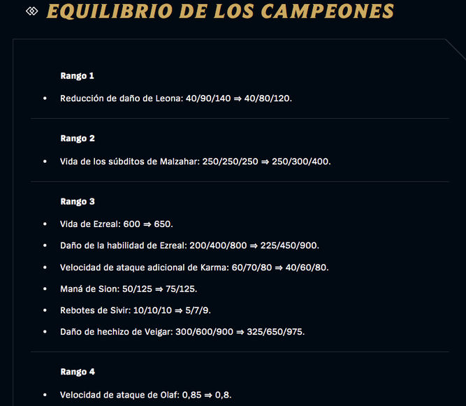 Resumen de los cambios a campeones en el parche 10.2 de TFT