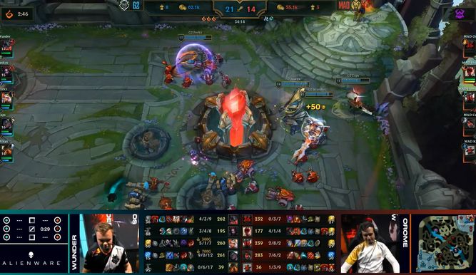 G2 Esports venció no sin problemas a un Mad Lions combativo