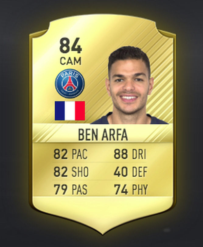 La carta de Ben Arfa en FIFA 17