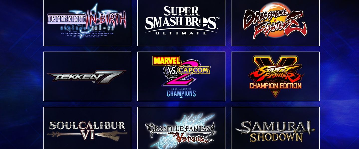 Listado de juegos del EVO 2020