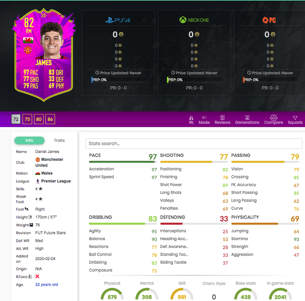 Daniel James 82