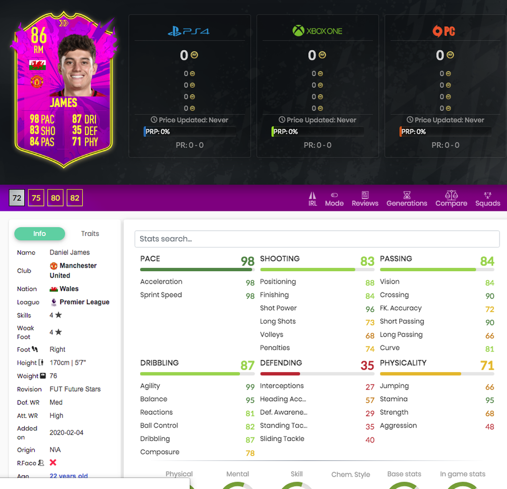 Daniel James 86