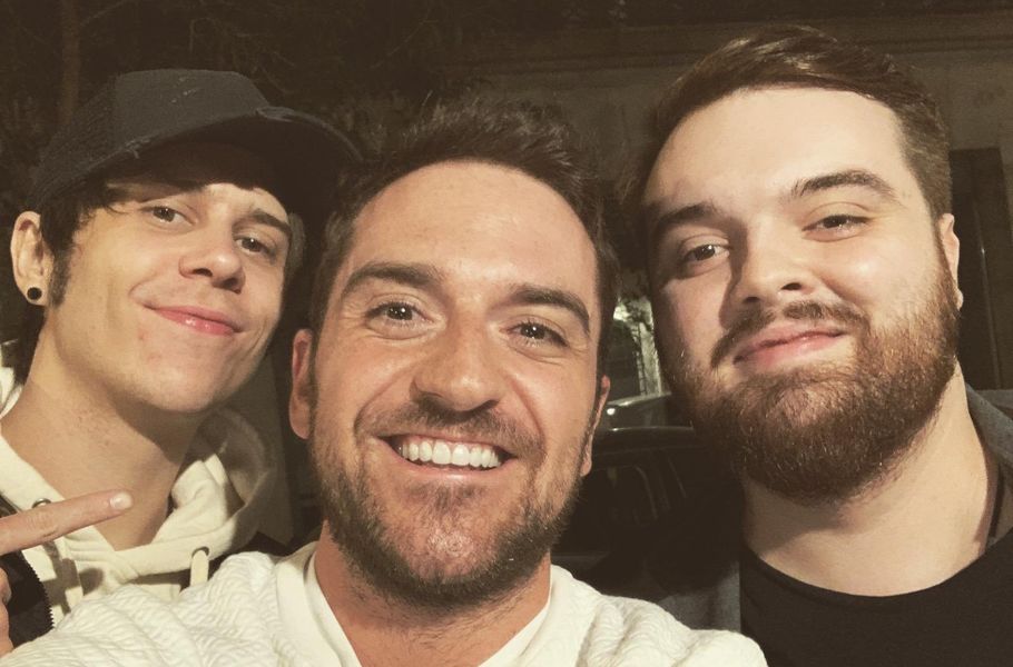 ElRubius, Ocelote e Ibai juntos durante los Worlds 2019 en Vistalegre