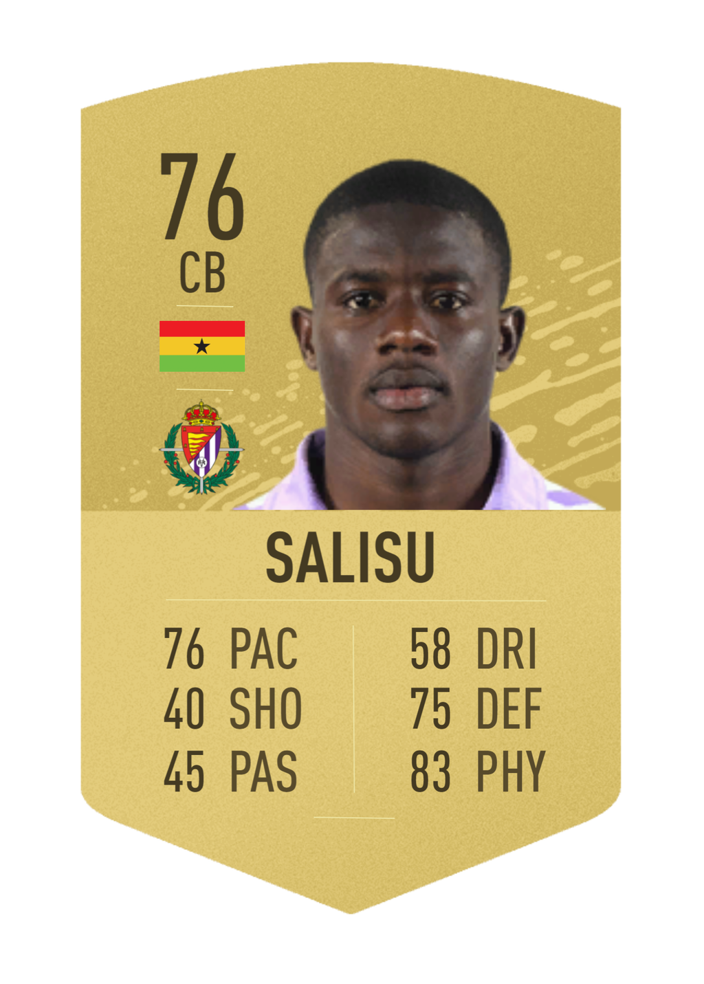 Salisu - 76 (+8)