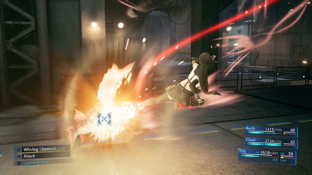 Finish Off An Enemy: una tremenda patada de Tifa