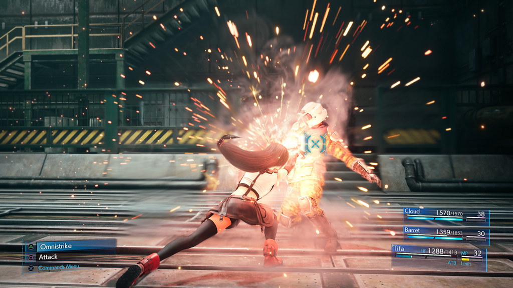 Rise and Fall es una de las técnicas de Tifa