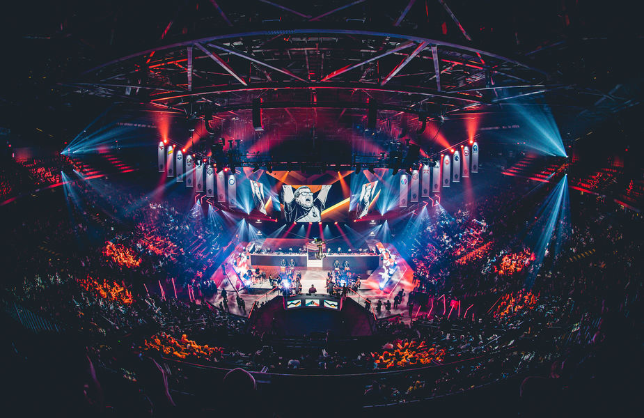 Plano general del Place Bell durante el Six Invitational 2020