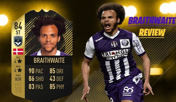 Braithwaite cuando jugaba en el Toulousse francés