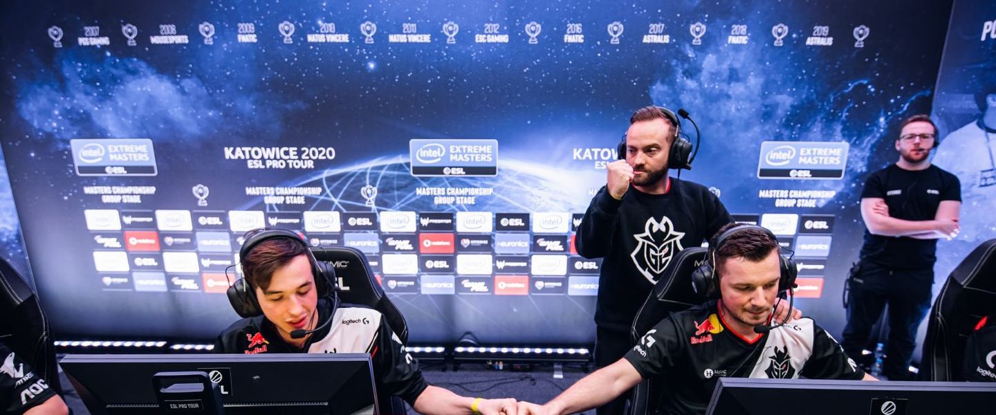 G2 durante una de sus partidas en Katowice