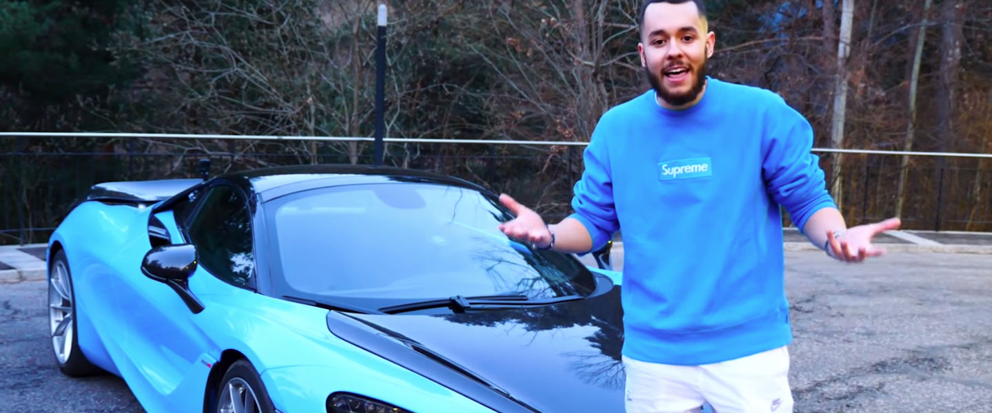 TheGrefg con su McLaren 720s Spider