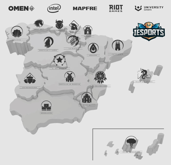 Mapa de la Liga IESports
