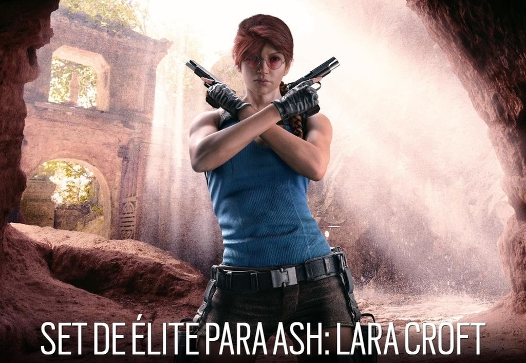 Nuevo aspecto de Ash: Lara Croft