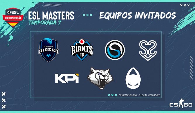 Equipos que competirán en ESL Masters 2020 de CS:GO