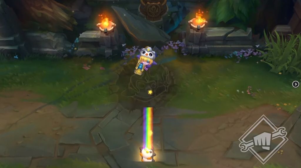 Animación de back de Tristana Pengu Cosplay