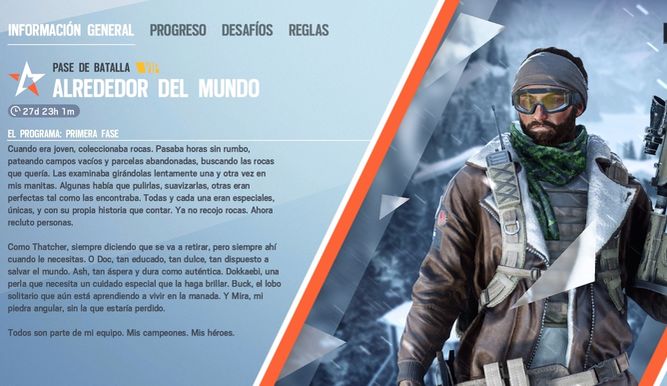 Nuevo pase de batalla de Rainbow Six: Siege