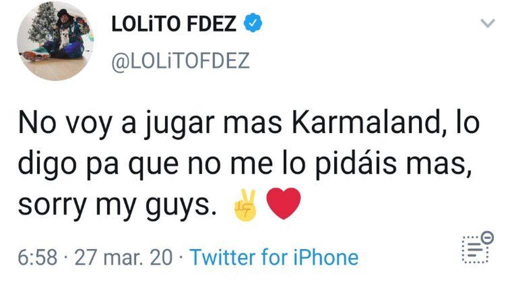 Sorprendió a todos con un tuit anunciando su marcha