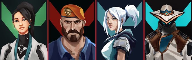 4 agentes de VALORANT