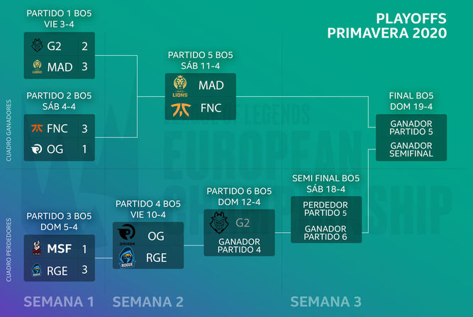 Clasificación Bracket