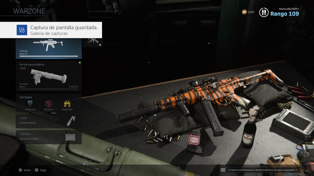 El subfusil por bandera