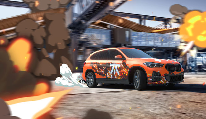 Coche de Fnatic