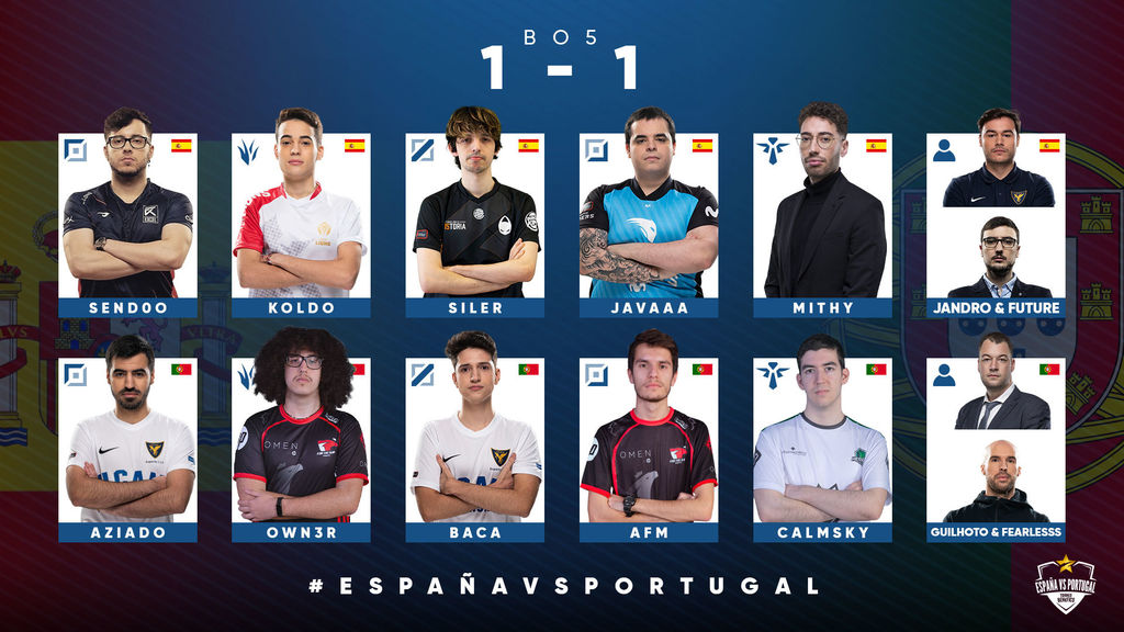 Tercer mapa del España vs Portugal