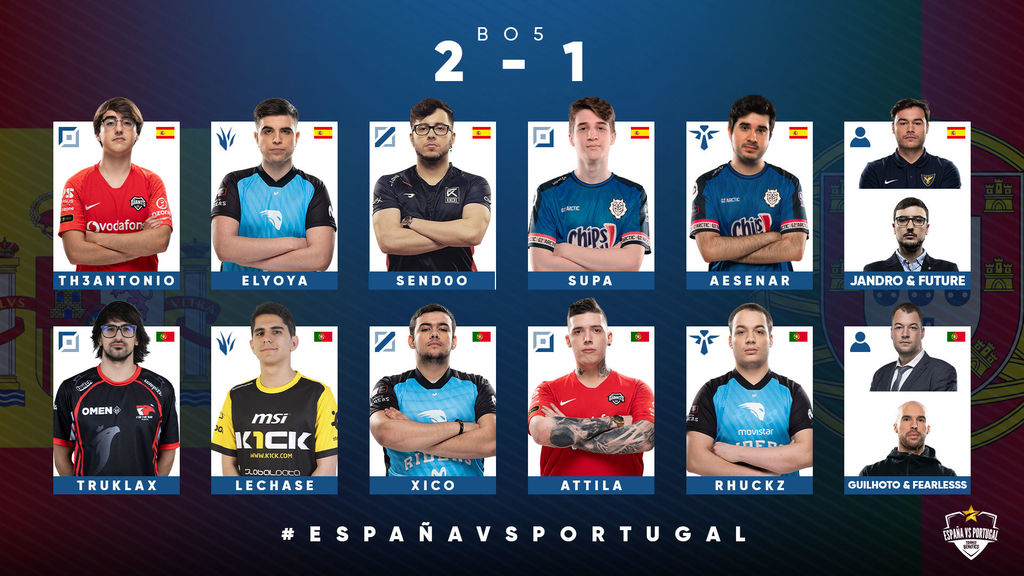 Segundo mapa del España vs Portugal