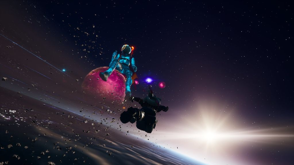 El viaje por el espacio con Astro Jack de fondo, uno de los mejores momentos del concierto