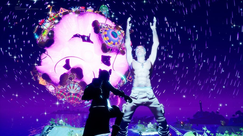 Casi todo el mundo alucinó con la transformación de Travis Scott en gigante