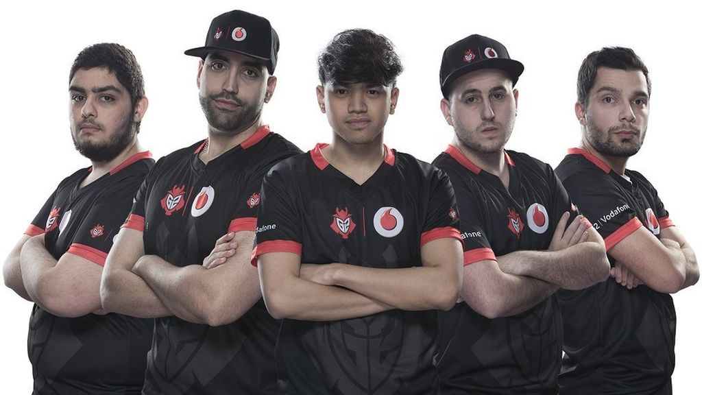 G2 Esports hizo una colaboración con Vodafone para sus equipos en España (2016-2018)