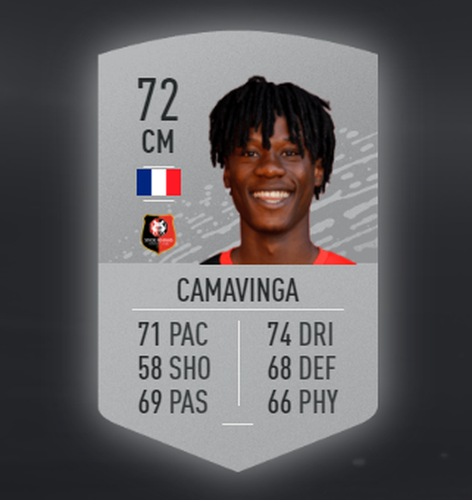 Eduardo Camavinga en FIFA 20