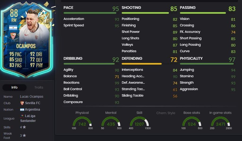 Lucas Ocampos - 88