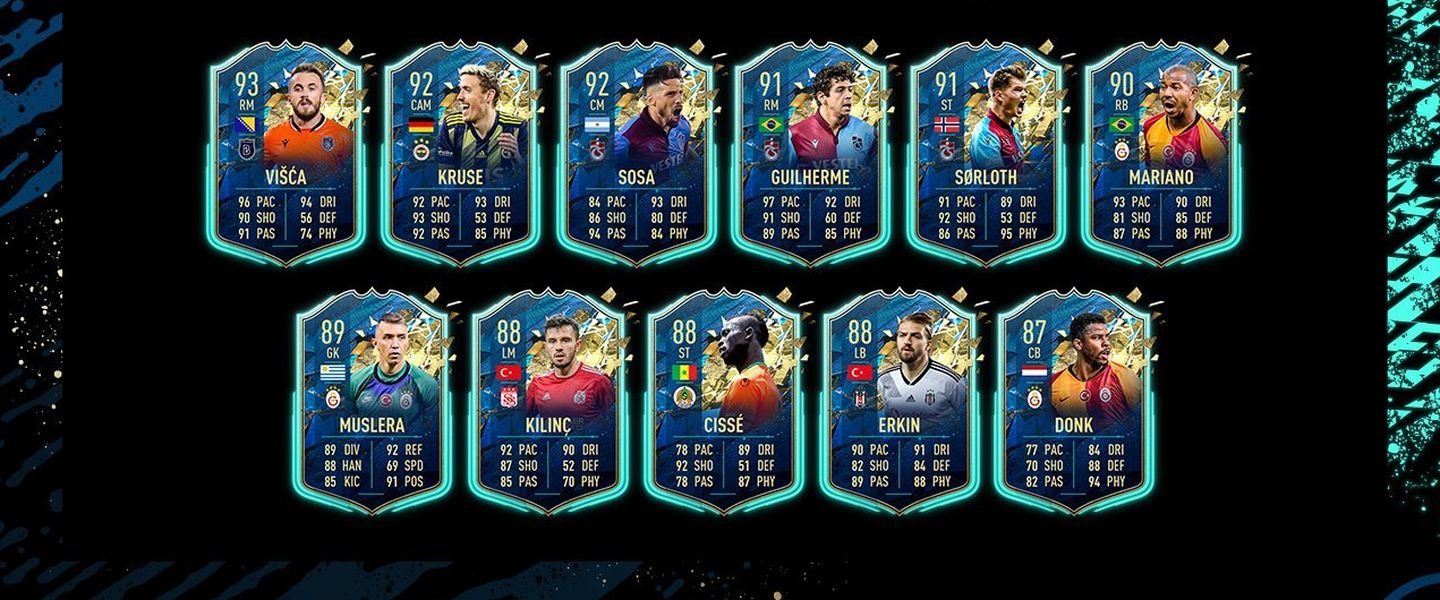 Todos los TOTSSF de la SüperLig turca