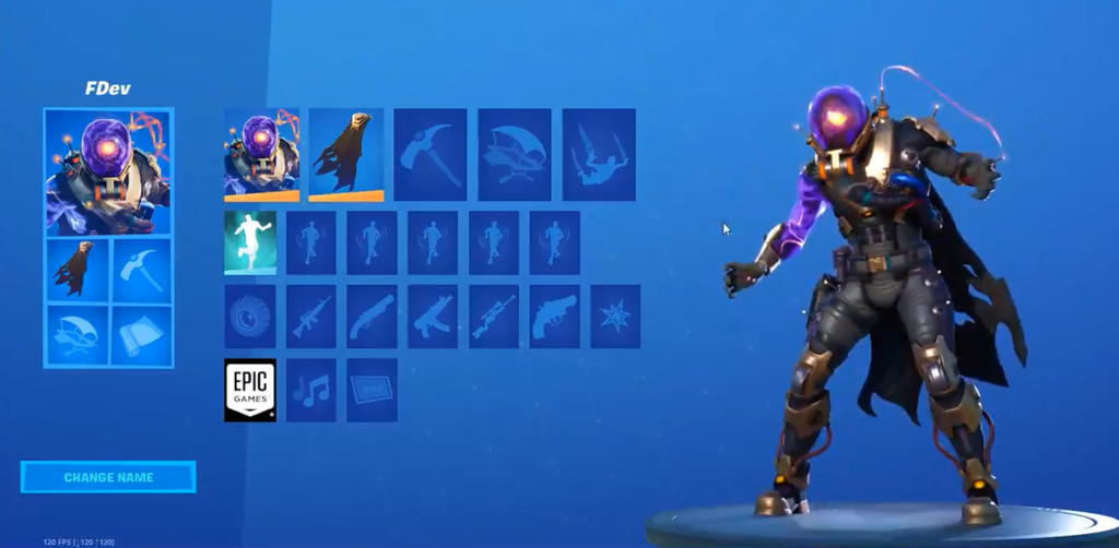 Así se ve la skin de Cyclo dentro del juego