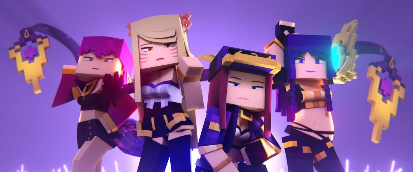 K/DA versión Minecraft