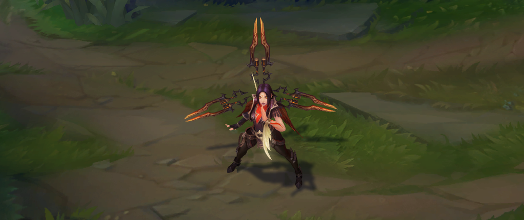Irelia Sola ante el peligro (dentro del juego)
