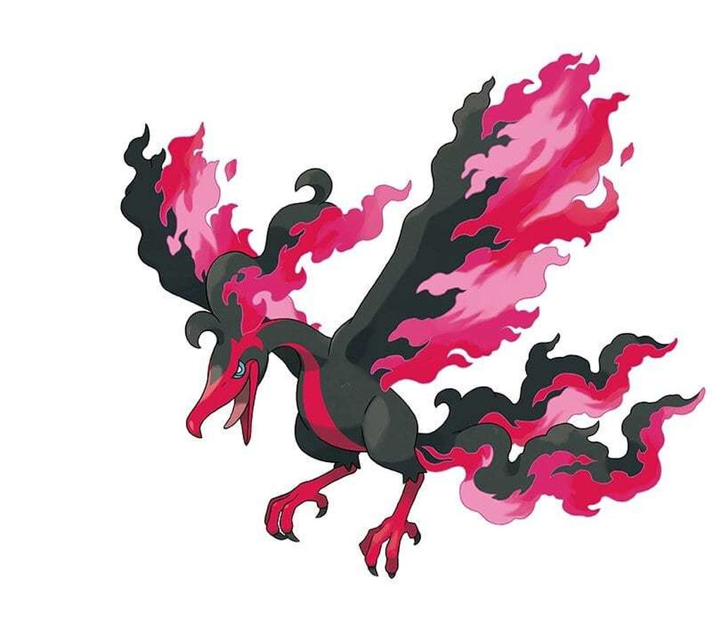 Moltres de Galar - Siniestro/Volador (Las nieves de la corona)