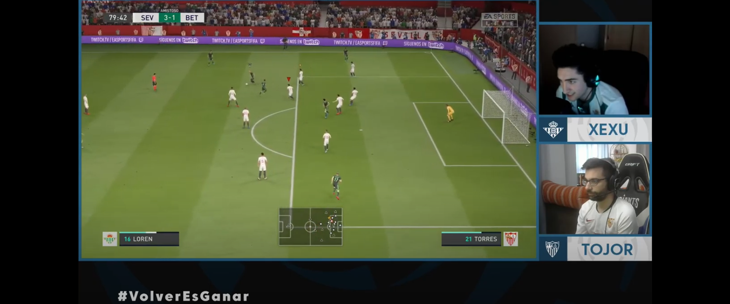 El Sevilla se impone en el derbi sevillano virtual
