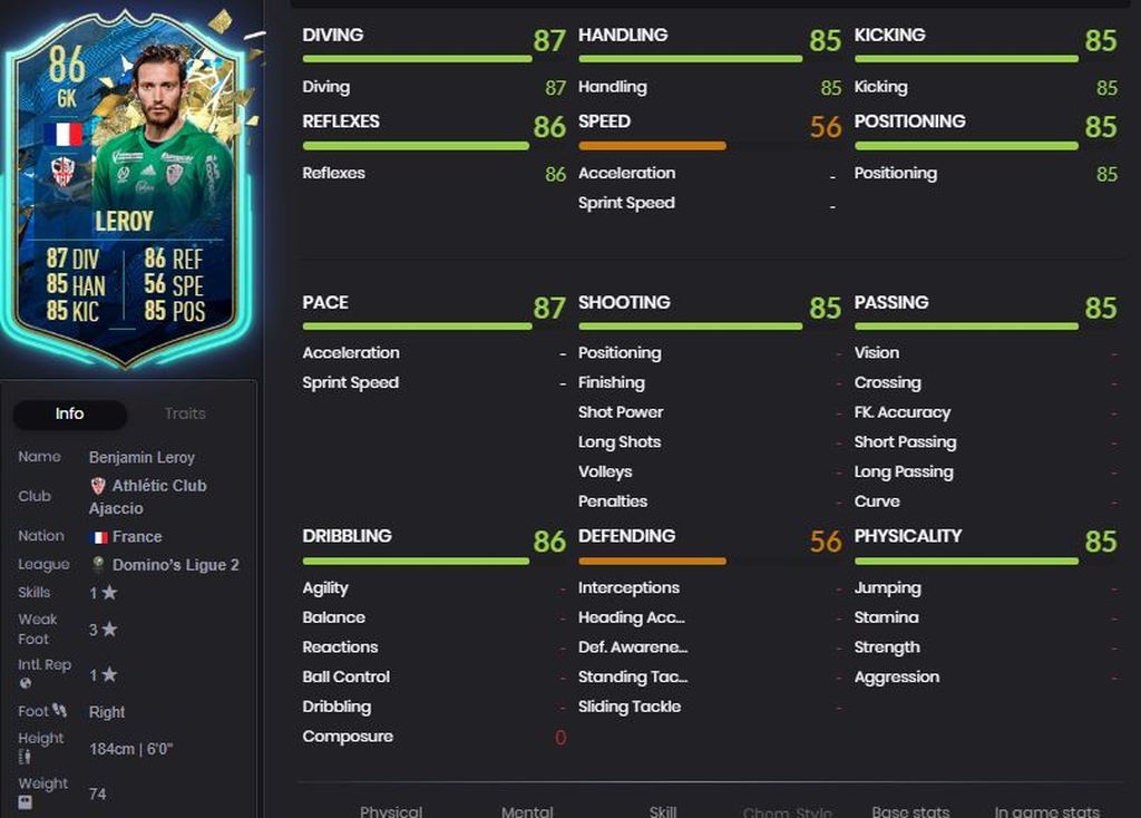 Leroy - 86 - Francia (Segunda División)