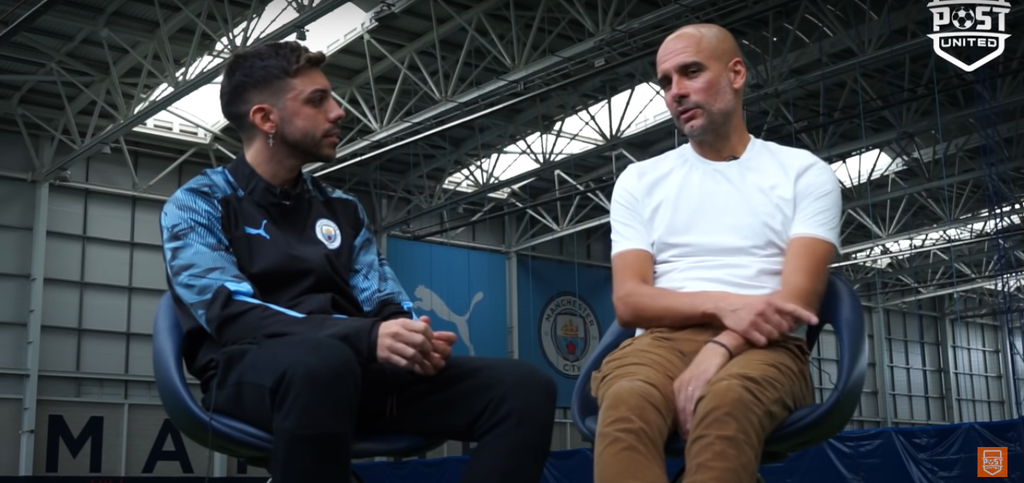 Con Pep Guardiola