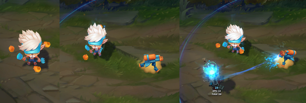 Heimerdinger Fiesta en la Piscina (habilidades)