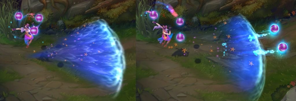 Syndra Fiesta en la Piscina (Habilidades)
